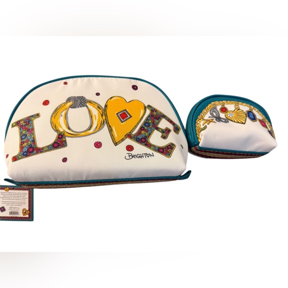 Brighton Charmed Love Cosmetic Bags (Set of 2) - Picture 5 of 6